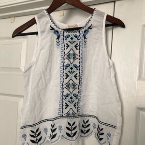 Very nice colorful dressy tank top!